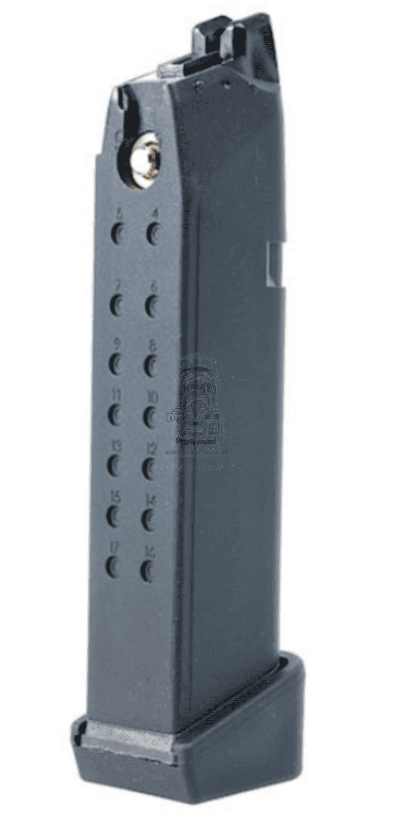 Glock - VFC - UMAREX - Agency Arms G17 Gen3-4-5 / G18c- / G19 / G19X / G45 & Similars 23bb Gas Magazine by Vfc