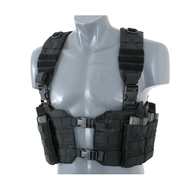 Harness Split Front Chest BK Black by 8Fields