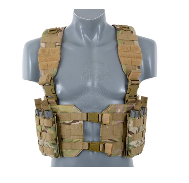 Harness Split Front Chest MC Multicamo by 8Fields