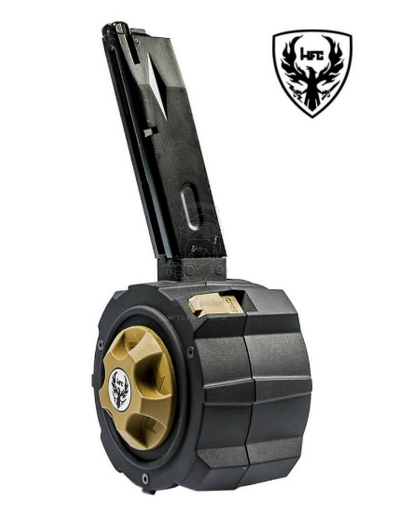 OFFERTE SPECIALI - SPECIAL OFFERS: HFC - Tokyo Marui M9 Gas Drum 145bb Magazine Tokyo Marui Compatible by HFC
