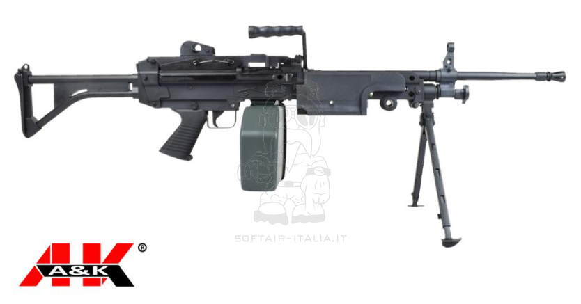 M249 SAW MK1 Tank Airsoft AEG Machine Gun by A&K
