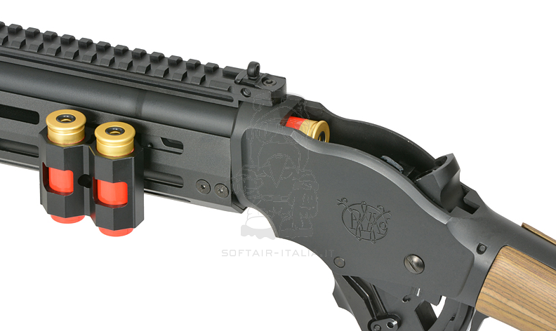 Mare's Leg Winchester Type Gas 1 Joule Lever Action Shotgun Full Wood & Metal by Golden Eagle