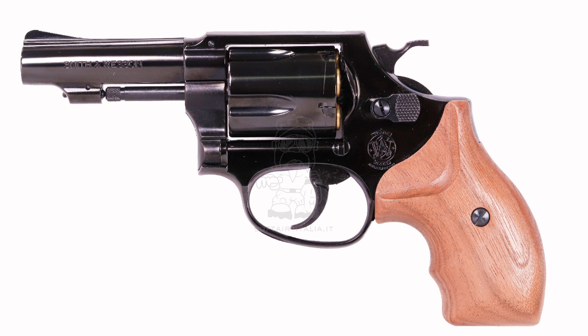 Marushin S&W M36 .38Special 3" J Frame Wooden Grips Gas Airsoft Pistol by Marushin