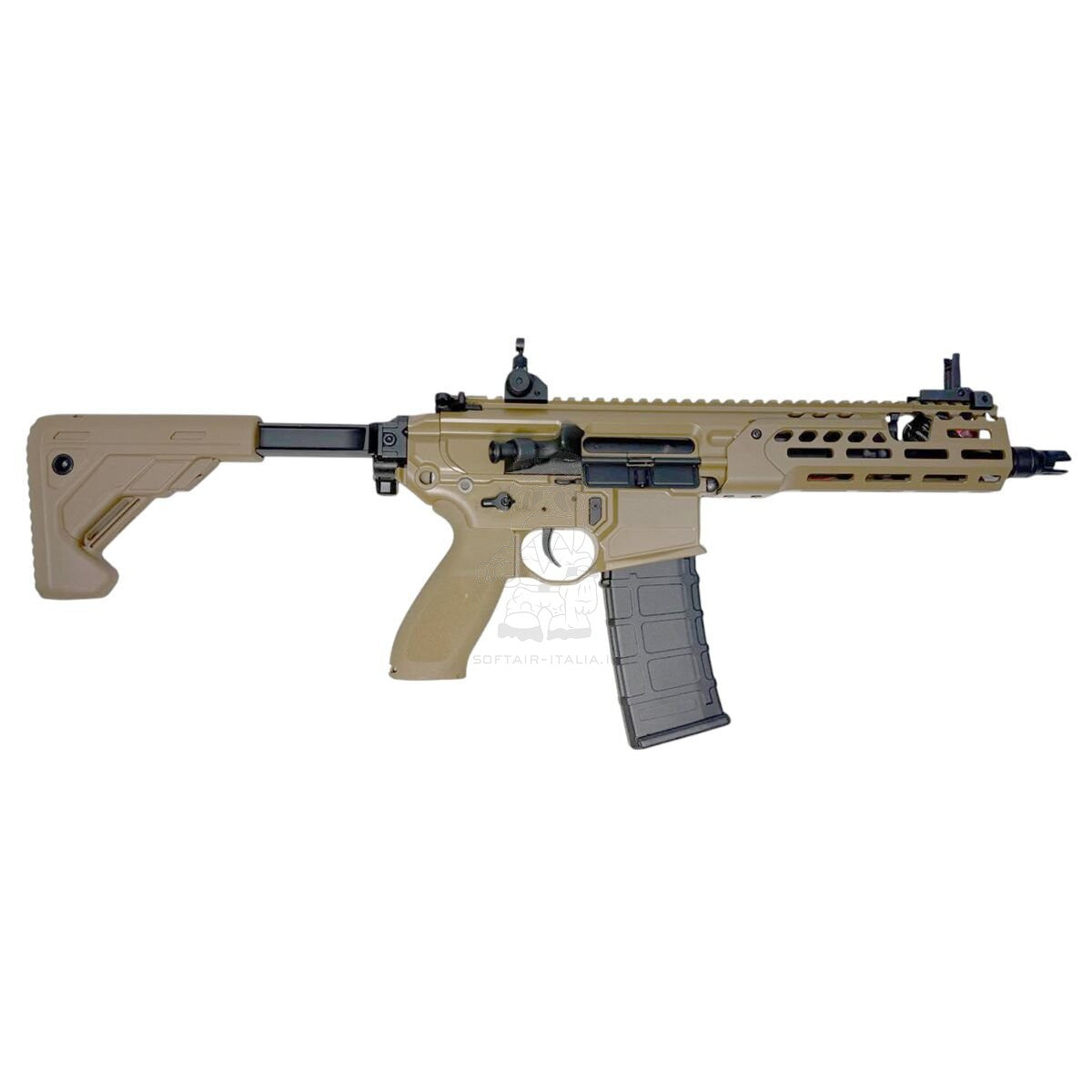 E&C MCX Spear-LT Type 8" Full Metal Replica ETU FDE Flat Dark Earth Version AEG by E&C