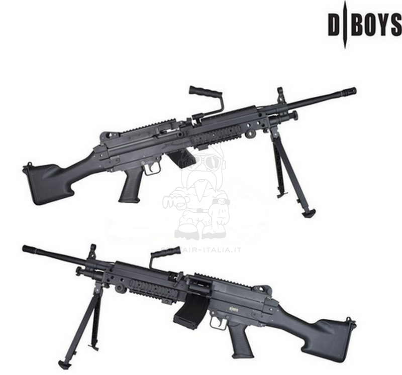 Minimi M249 MK2 Type 1891L Light Machine Gun AEG by DBoys