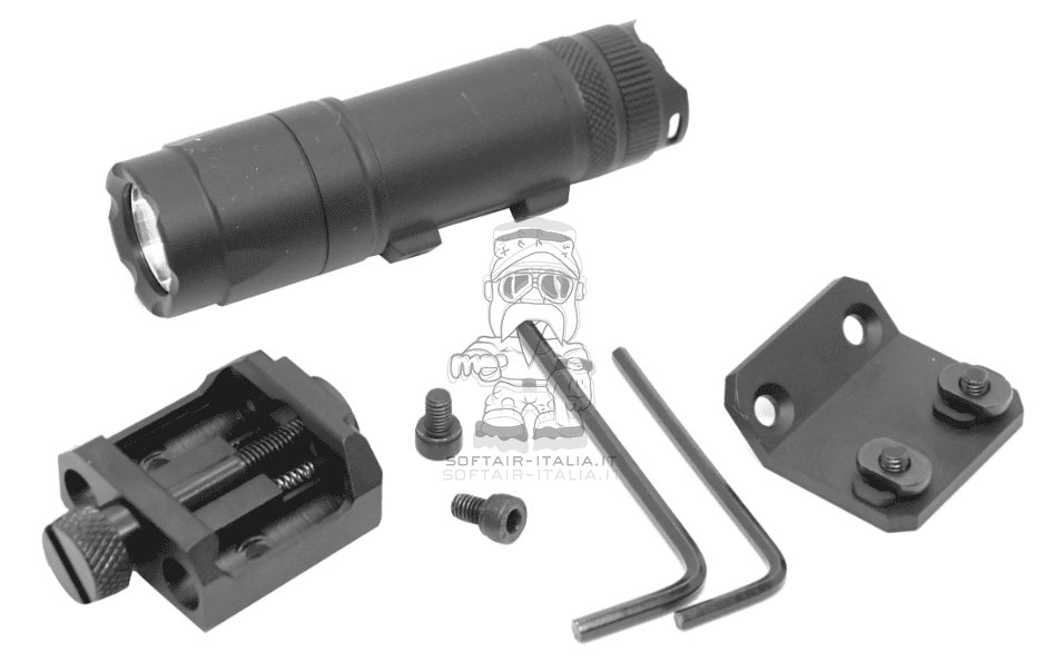MLOK & RIS Rail Tactical Flash Light DEFENDER 2 Stribog Official Accessories by Delta Armory