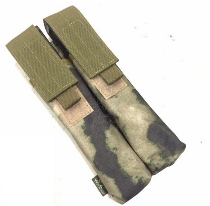 P90 - MP40 - MP41 - Sten - Uzi - Grease Gun - Thompson & Similars MOLLE Magazine ATACS FG Foliage Green Double Pouch