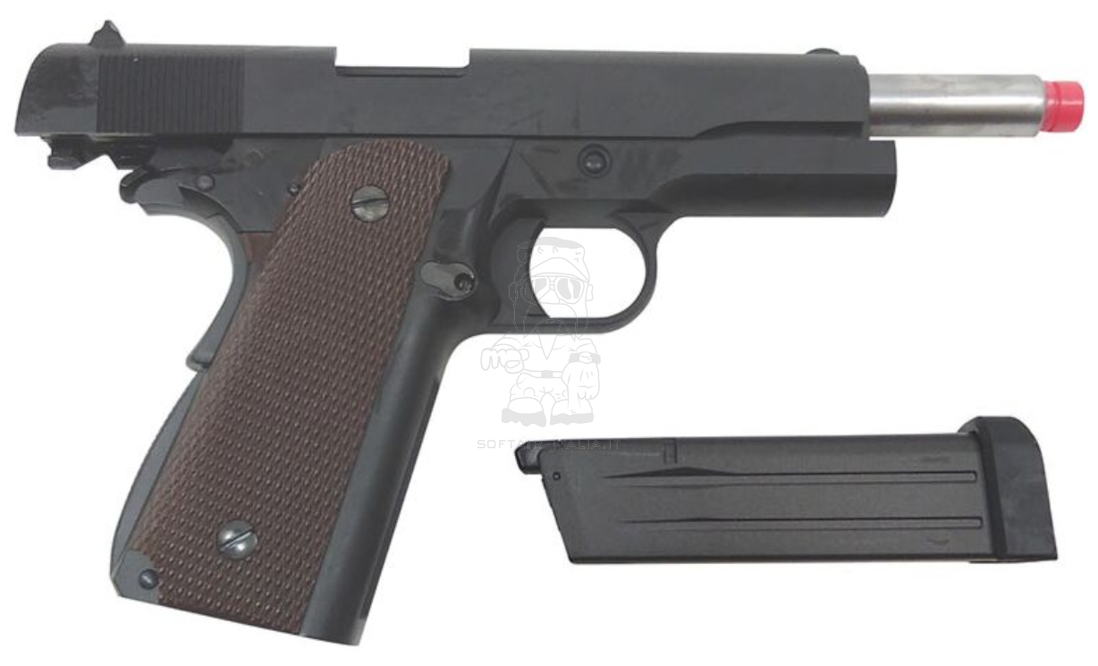 Pistola Softair 1911 Hi-Capa Full Metal Co2 GBB Gas Blow Back by We