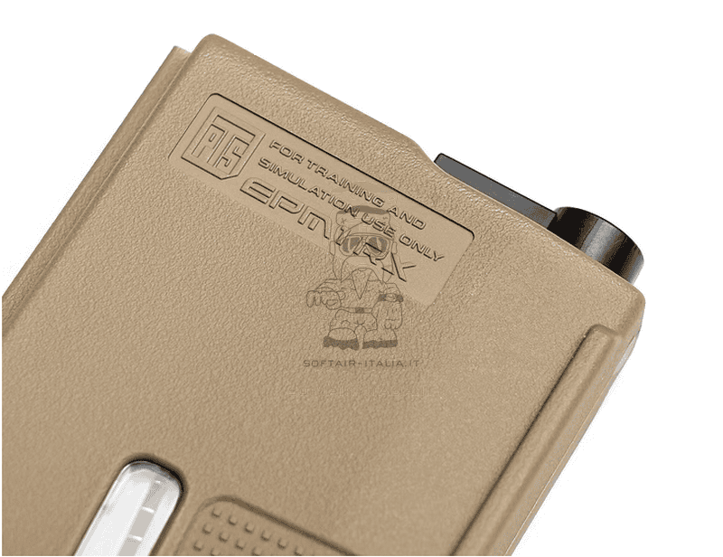 PTS EPM1-RX EP Series M4 Enhanced 250bb Polymer AEG Magazine 1-RX Tan Version Caricatore Monofilare by PTS
