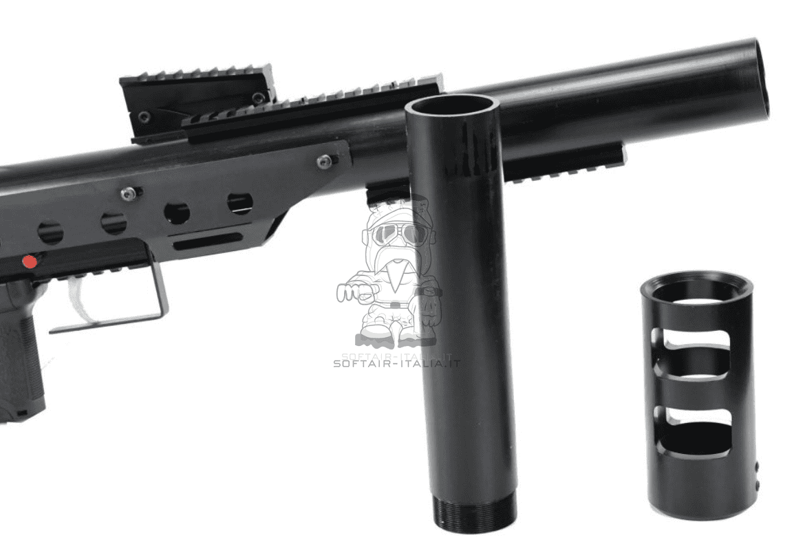 SAB ACM Tactical 40mm Gas Grenade Launcher Stockless Full Metal Barrett M82A2 Type w. Dummy Grenade by SAB
