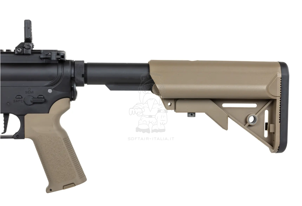 Specna Arms M4 RRA Rock River Arms KeyMod SA-P07 Prime™ Hal™ Etu Half Tan Dual Color AEG by Specna Arms