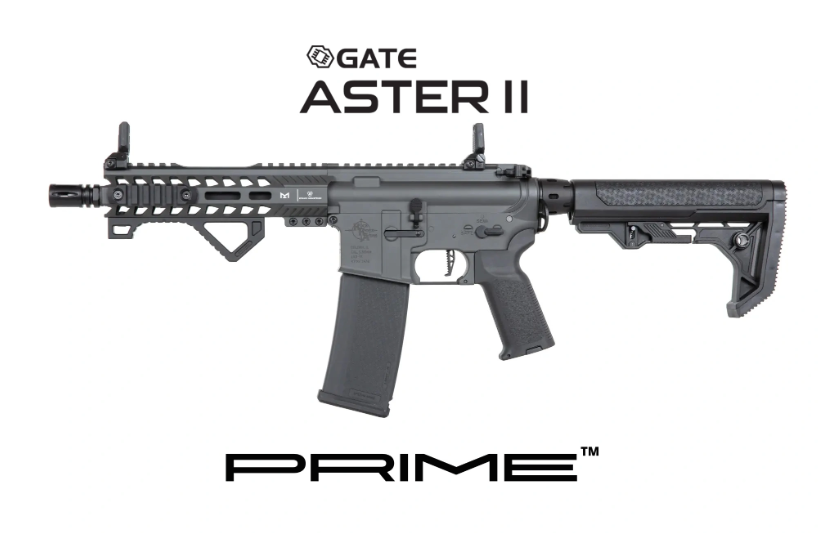 Specna Arms RRA SA-P17 Rock River Arms Prime™ Light Ops Stock Aster II ETU Grey Version w. Brushless Motor by Specna Arms