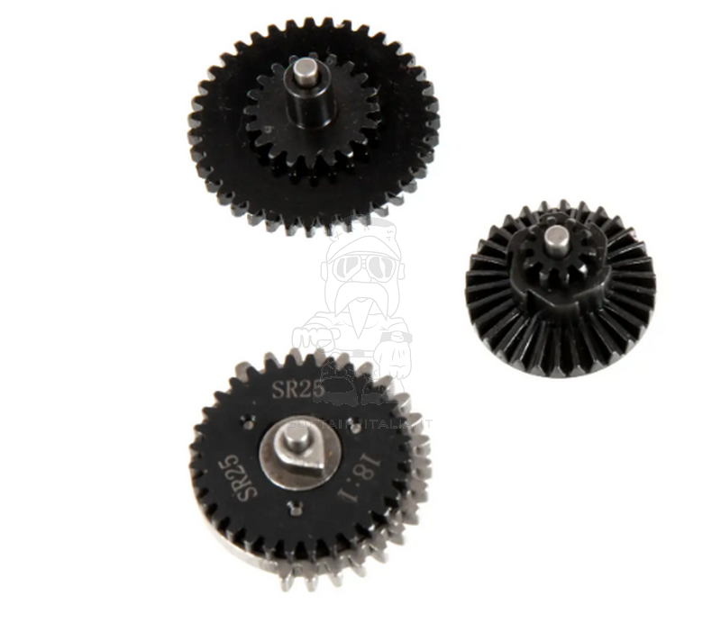 Specna Arms SR25 CNC Steel 18:1 Gear Set Ingranaggi in Acciaio per Serie SR25 by Specna Arms