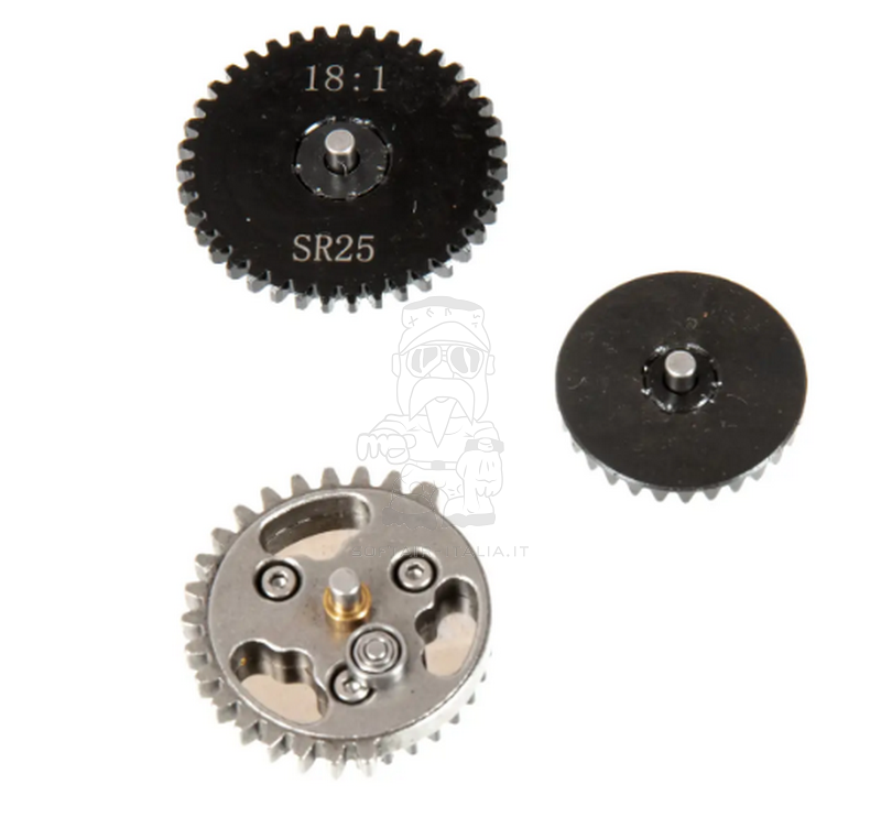 Specna Arms SR25 CNC Steel 18:1 Gear Set Ingranaggi in Acciaio per Serie SR25 by Specna Arms