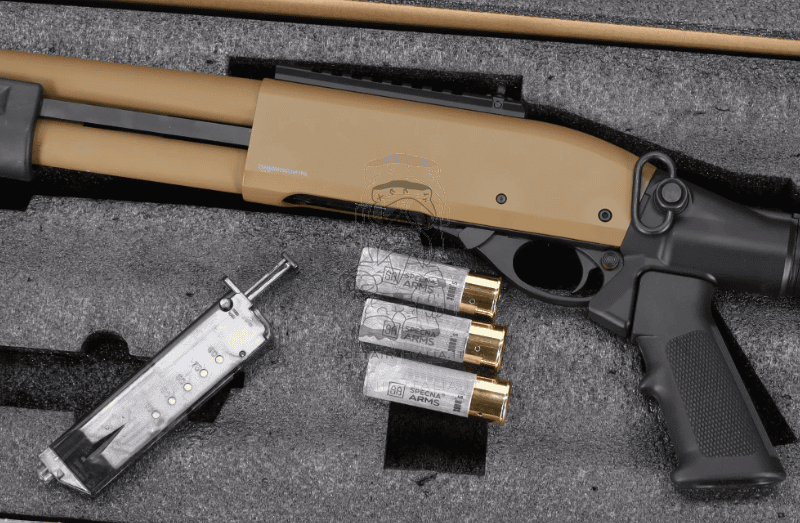 Specna Arms VAPOR™ Gas Shotgun SA-VGS6 Full Metal Half Tan Dual Color Fucile a Pompa by Specna Arms