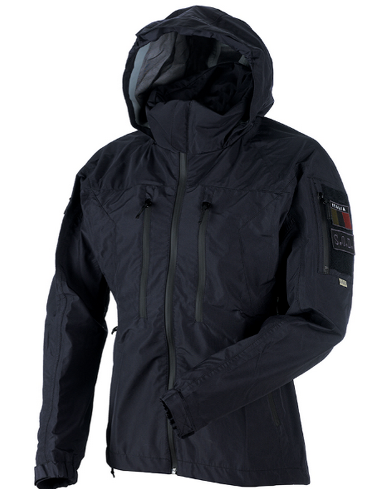 Tuscania Black Waterproof Regular Jacket by S.O.D. Gear