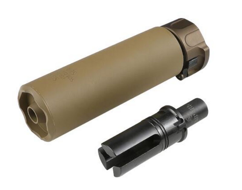 5KU SOCOM 46 Mini QD Surefire Type 12mm. Thread MP7 Compatible by 5KU