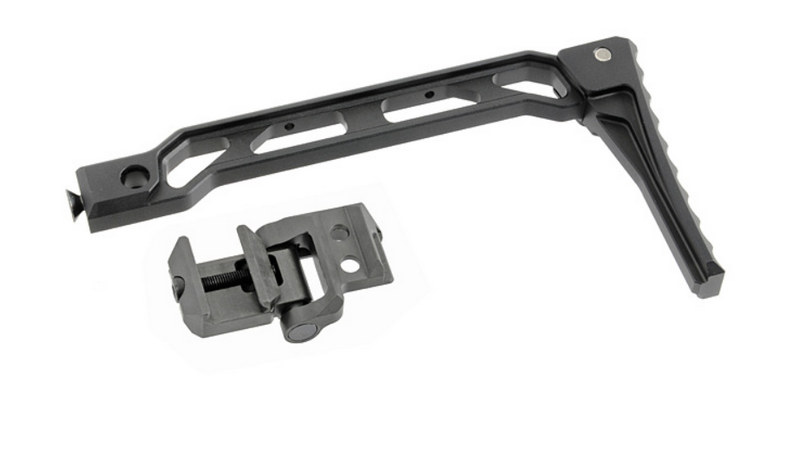 5KU Skeleton Minimalist Curved Folding Stock for Picatinny Rail by 5KU