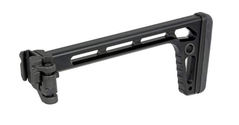 5KU Skeleton Minimalist Folding Stock with QD Sling Socket for Picatinny Rail by 5KU