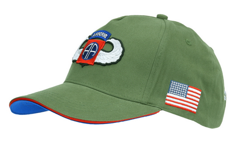82nd Airborne WWII 3D Baseball Cap By Fostex