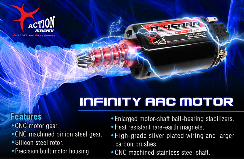 Action Army A10-002 R-40000rpm Infinity Motor Long Type by Action Army