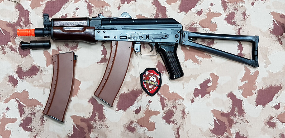 AK74 SU BRSS Shock Recoil System Full Wood & Metal "Luxury" Version by Bolt Airsoft