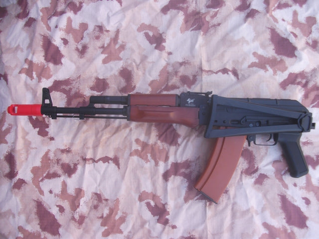 AK74s Type EBB Electric Blow Back Full Wood & Metal Jing Gong