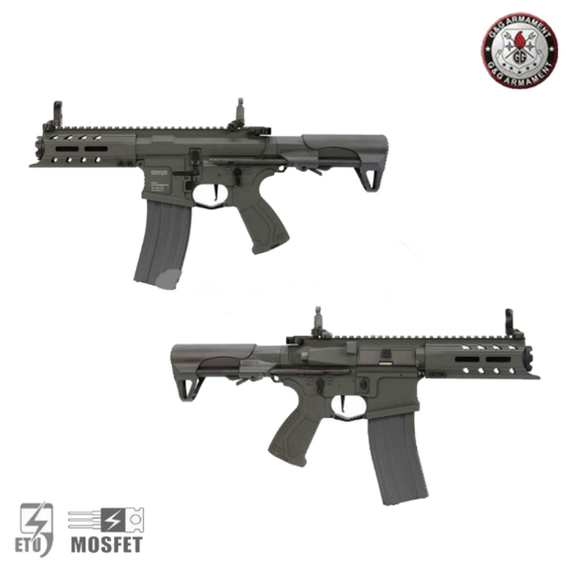 ARP556 Battle Ship Grey ETU-Mosfet 3 Burst Full Metal Combo CQB Rifle Li-Po Ready EGC-ARP-556-ANB-NCM by G&G
