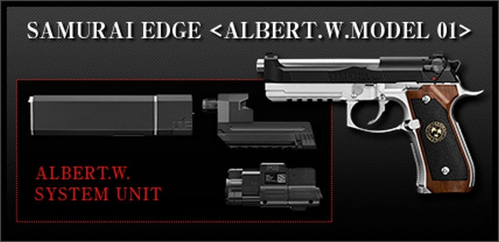 Tokyo Marui Biohazard Samurai Edge Albert Wesker Model 01 Hi Grade GBB by Tokyo Marui