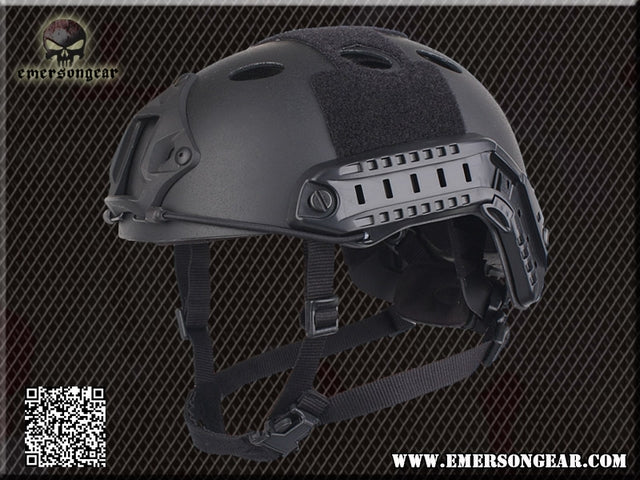 Carbon Fiber Fast PJ Helmet BK by Emerson