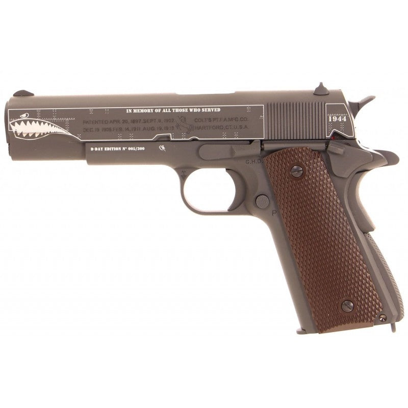 Colt 1911 A1 D-Day 75th Anniversary Co2 Blowback Full Metal Special Limited Edition 300 Numbered pcs. by KWC for Cybergun