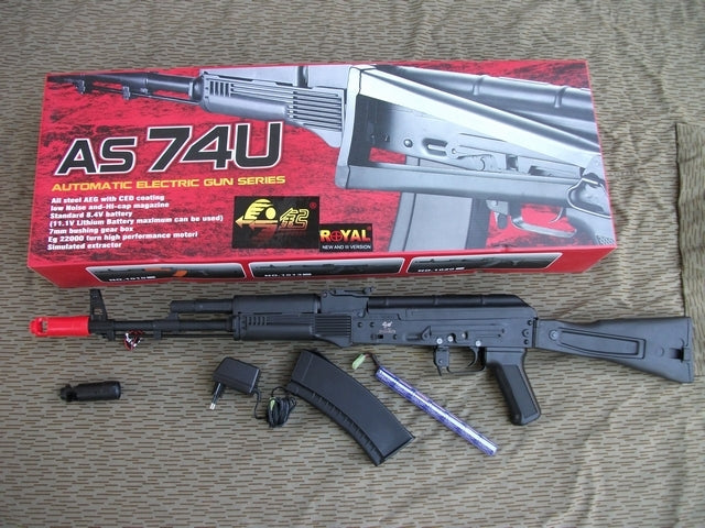 AK74MN Full Metal Blow Back Pneumatico w. Folding Stock Calcio Pieghevole Jing Gong