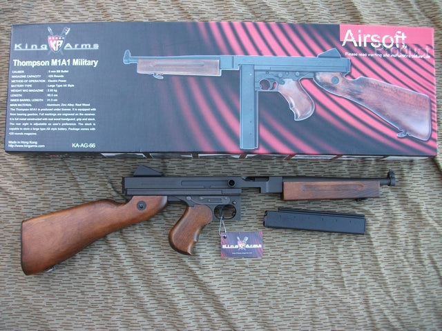 Thompson M1A1 Hi-Grade Full Wood & Metal King Arms