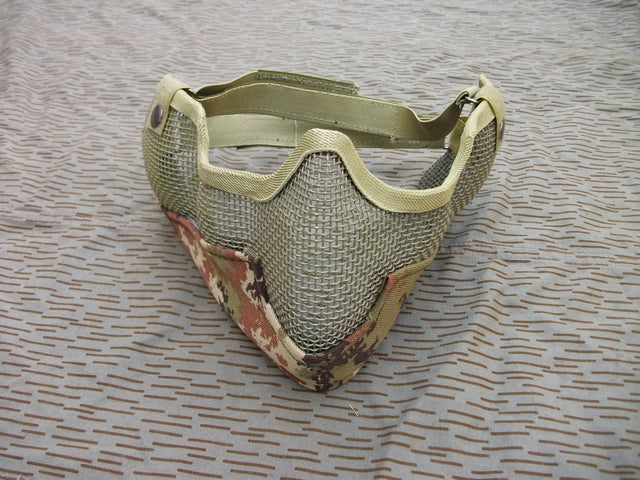 Maschera-Mentoniera copri Orecchie a Rete Vegetata