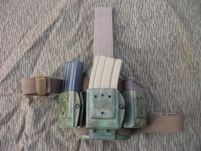 5.56 Porta Caricatori Cosciale A-Tacs Foliage Green per Serie M4-M16