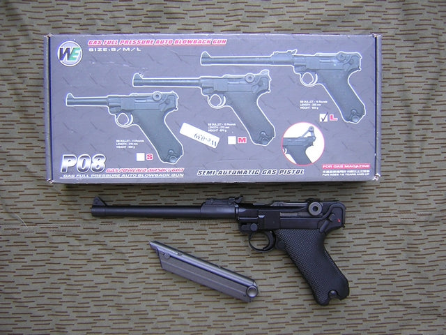 P08 8" L Full Metal GBB by We