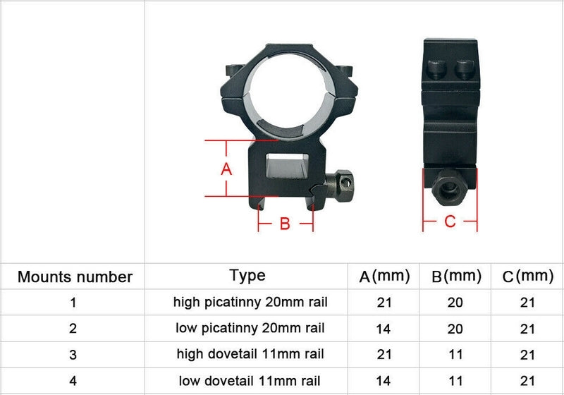 Ottica Discovery Optics WG 1.2-6 x 24 IRAI SFP 25.4mm. By Discovery Optics