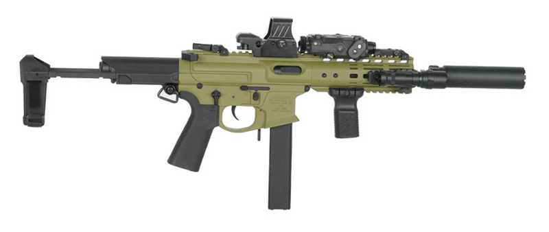 EMG Noveske Space Invader Pistol AEG BK Black by EMG