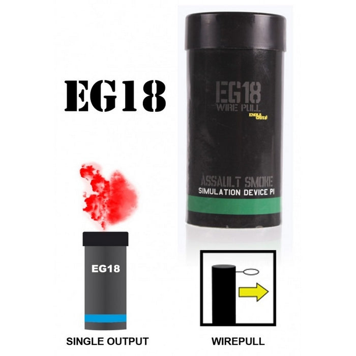 Enola Gaye EG18 - M18 Type Green Assault Pin Smoke Grenade Fumogeno Verde con Anello a Strappo by Enola Gaye