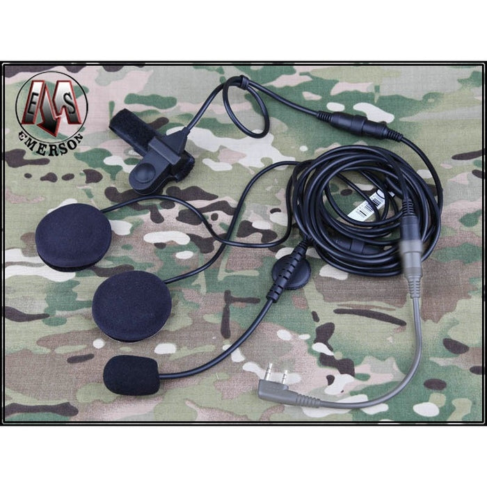 Fast Helmet Bj - Pj Icom (Midland) Radio Set by Emerson