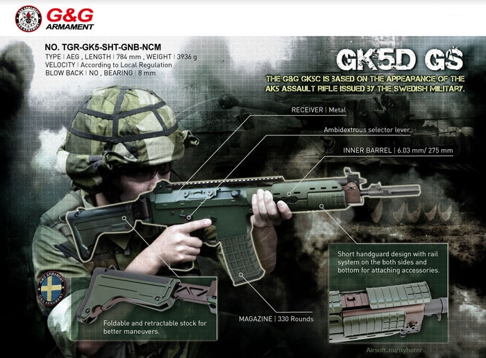 GK5D GS AK5D Full Metal by G&G