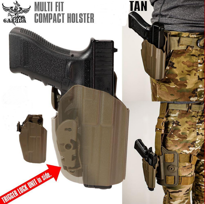 GARUDA Multi Fit Compact Holster M - Size Black by Garuda Laylax