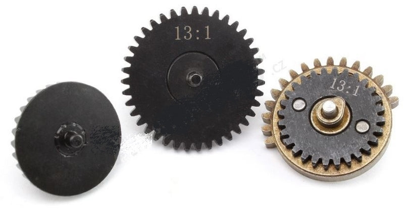High Speed 13:1 Steel Gear Set CNC with Integrated Axis by AirsoftPro