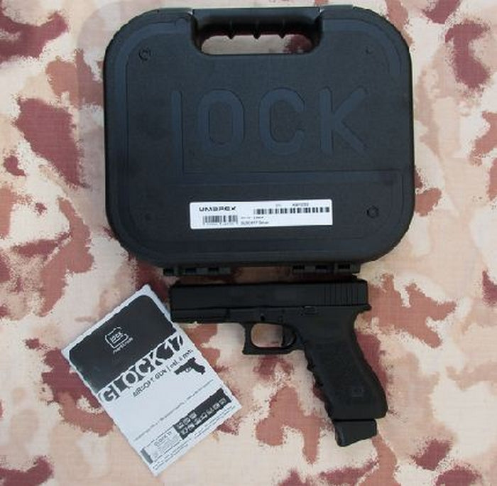 Glock 17 G17 3Gen Metal Slide Co2 GBB Scritte e Loghi Originali by Vfc per Umarex