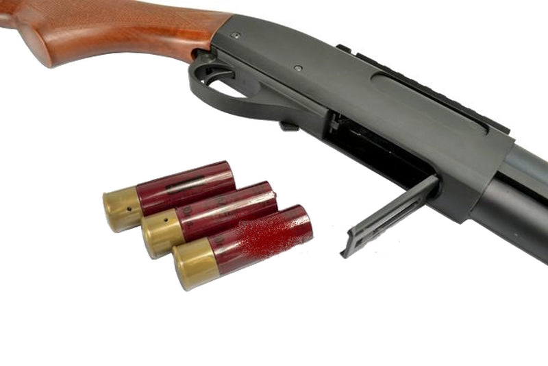 Golden Eagle M870 Gas Shotgun Full Wood & Metal Fucile a Pompa a Gas by Golden Eagle