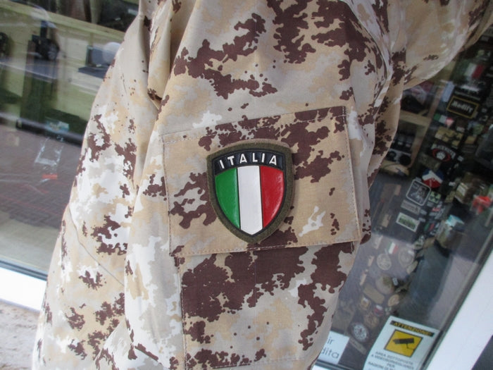 Goretex Trilaminato Completo E.I. Giaccone - Windstopper - Pantalone Vegetato Desert