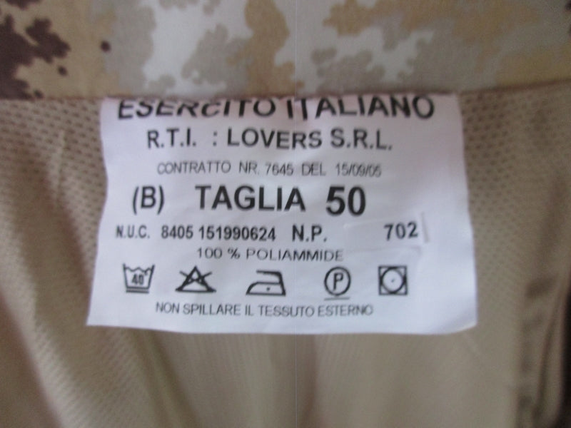 Goretex Trilaminato Completo E.I. Giaccone - Windstopper - Pantalone Vegetato Desert