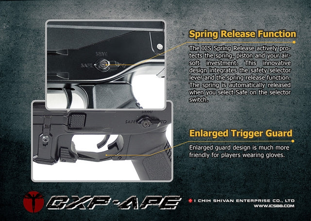 CXP-APE TAN EBB Blow Back by ICS