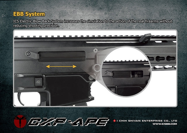 CXP-APE TAN EBB Blow Back by ICS