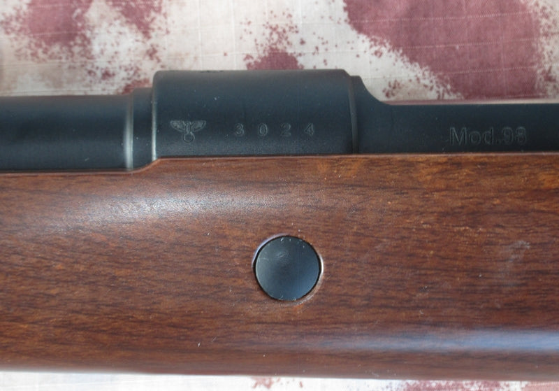 Mauser K98 KAR98K 98K Karabiner Full Metal Abs Wood type Stock Spring Bolt Action by Snow Wolf